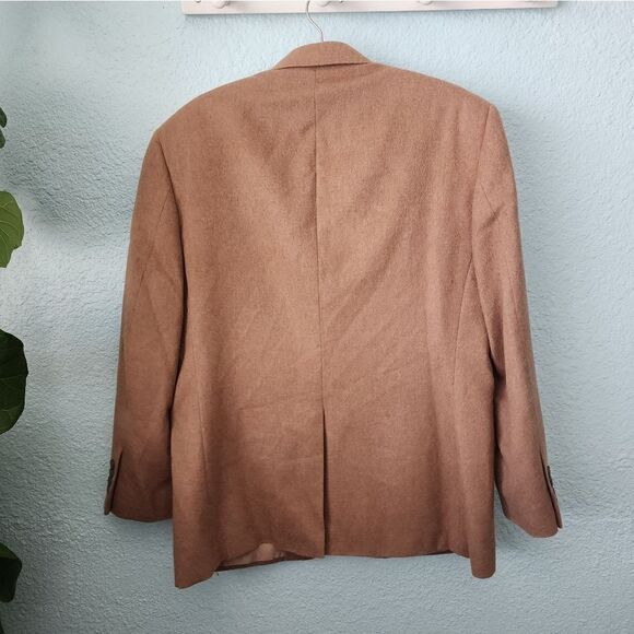 Tasso Elba Pure Camel Hair luxury blazer sport jacket - Picture 4 of 16